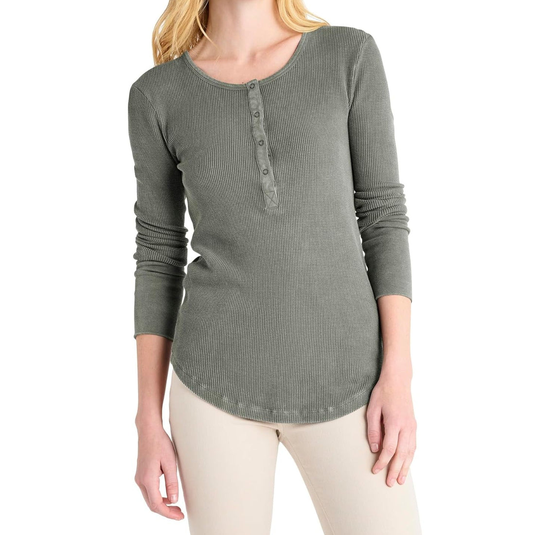 Forever Henley Long Sleeve - FINAL SALE - Premium Shirt Denim from Splendid - Just $25! Shop now at shopthedenimbar