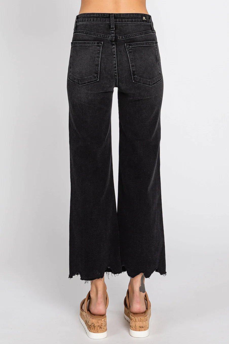 GENOA-WIDE LEG CHEWED HEM - FINAL SALE - Premium Denim Denim from L.T.J Letter to Juliet - Just $75! Shop now at shopthedenimbar