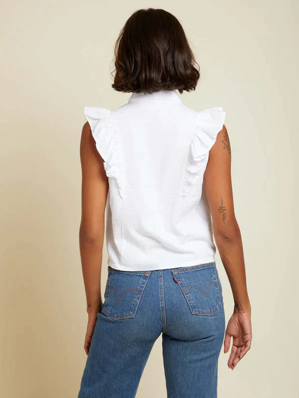Archer Ruffled Button Up - FINAL SALE - Premium Shirt Denim from Nation LTD - Just $75! Shop now at shopthedenimbar