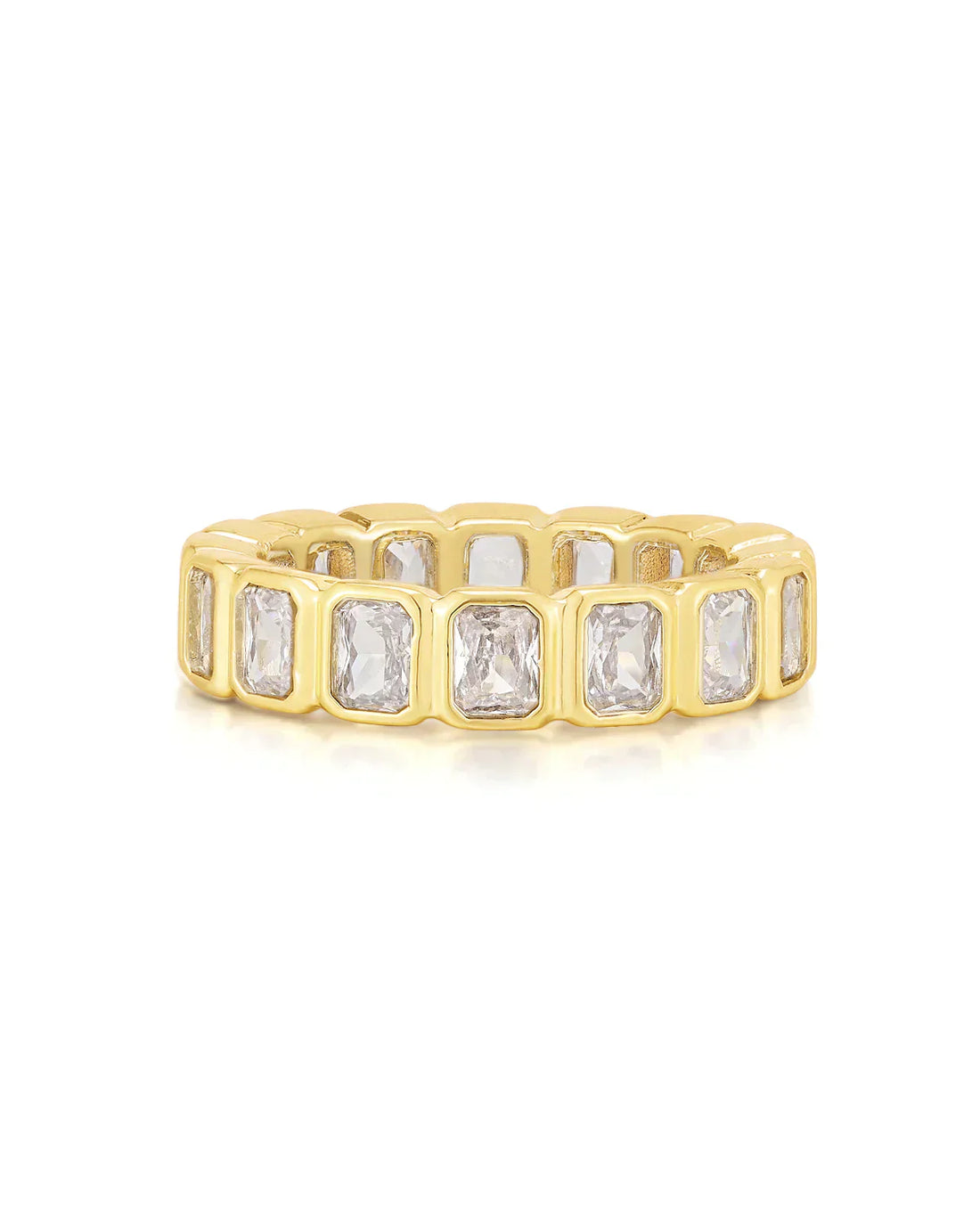 Bezel Emerald Baller Ring - FINAL SALE - Premium Ring Denim from Luv AJ - Just $25! Shop now at shopthedenimbar