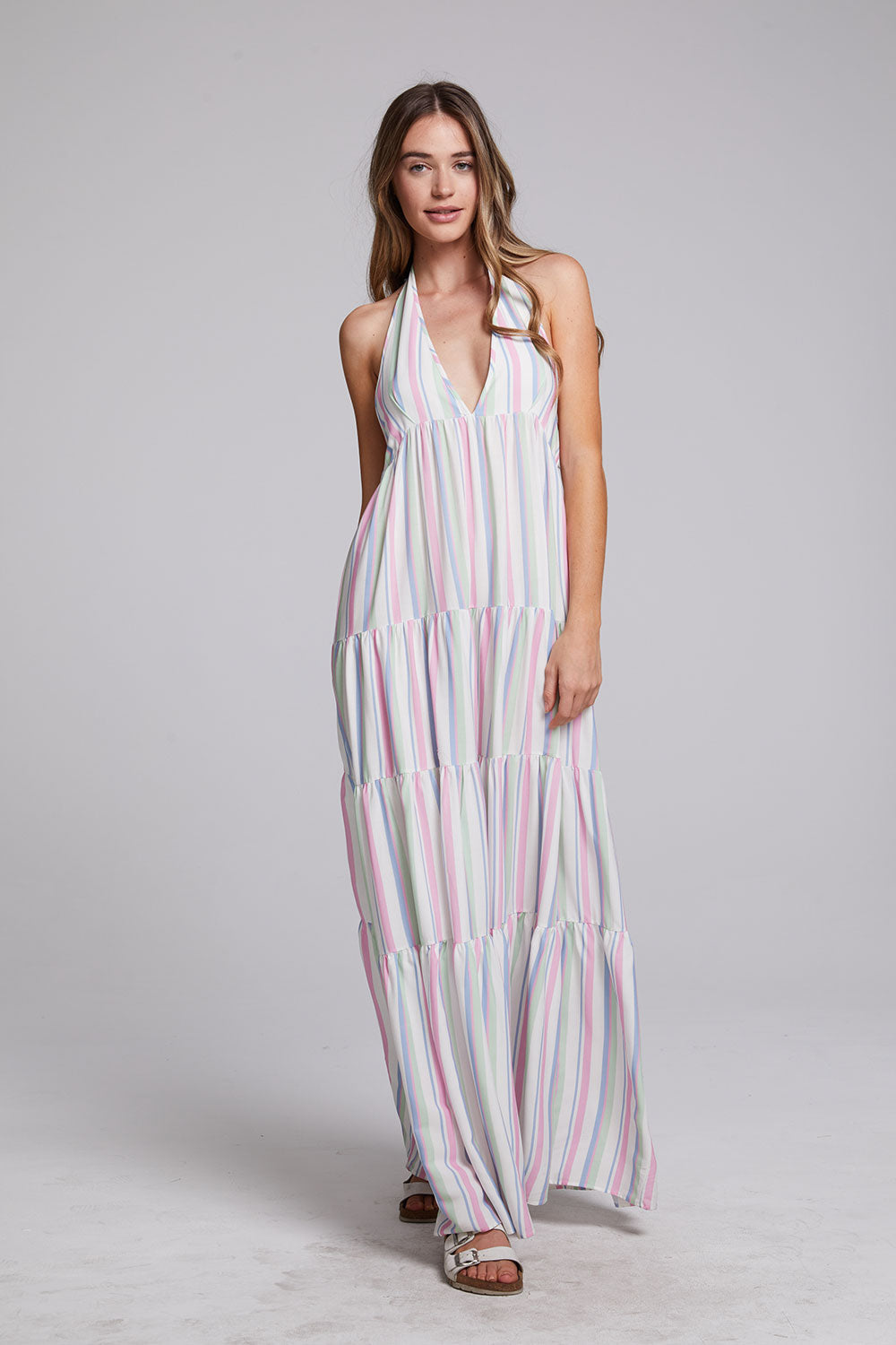 Milano Positano Stripe Maxi Dress - FINAL SALE - Premium Dress Denim from Chaser - Just $75! Shop now at shopthedenimbar