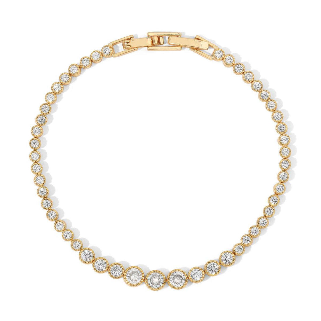 Alexandria Graduated Tennis Bracelet - FINAL SALE - Premium Bracelets Denim from Joy Dravecky - Just $25! Shop now at shopthedenimbar