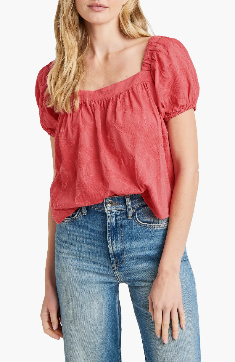 Nikki Jacquard Blouse - FINAL SALE - Premium Top Denim from Splendid - Just $75! Shop now at shopthedenimbar