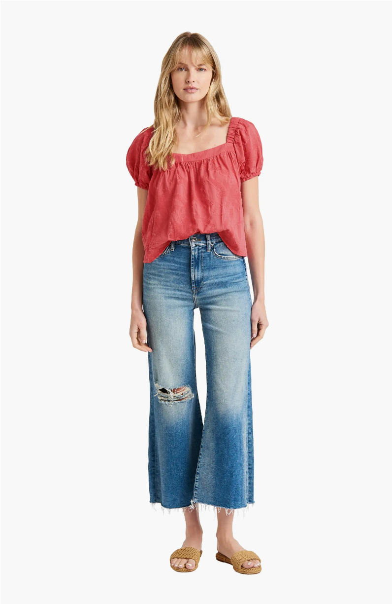 Nikki Jacquard Blouse - FINAL SALE - Premium Top Denim from Splendid - Just $75! Shop now at shopthedenimbar