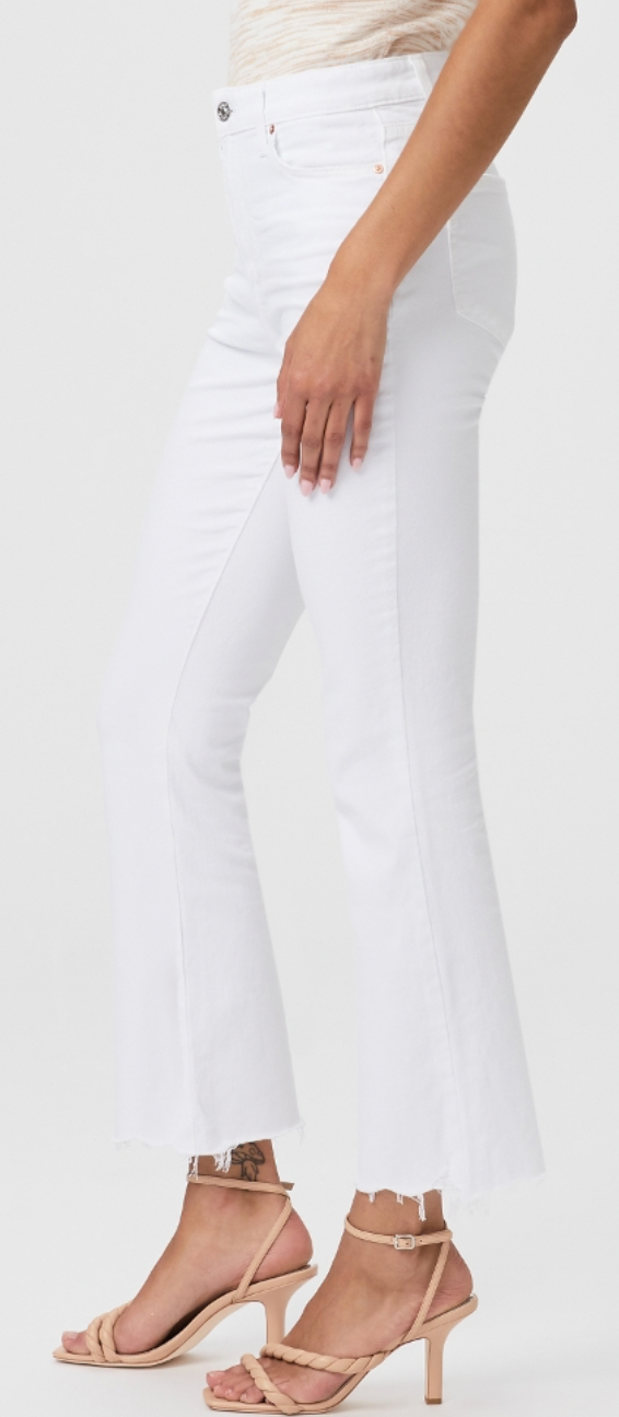 Claudine - Lived in Crisp White Surfside - FINAL SALE - Premium Denim Denim from Paige - Just $125! Shop now at shopthedenimbar