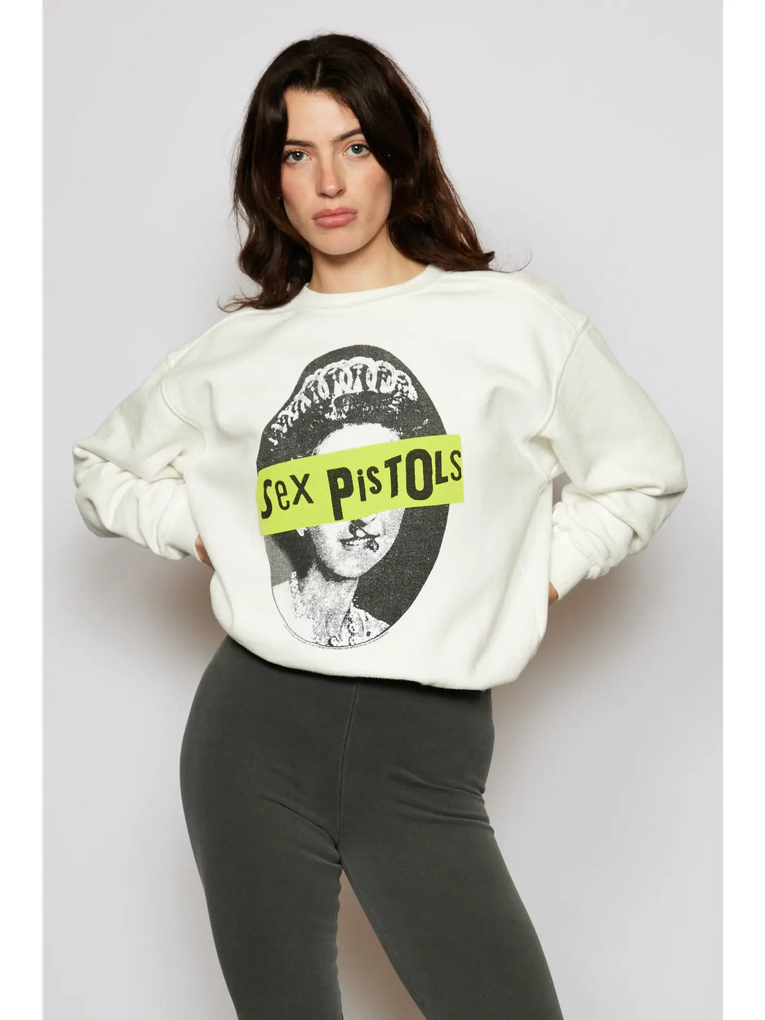 Sex Pistols God Save The Queen Sweatshirt - Premium Sweatshirt Denim from Peole Of Leisure - Just $118! Shop now at shopthedenimbar