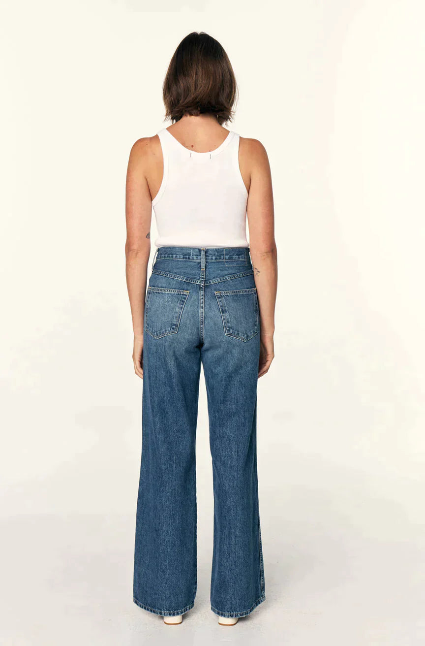 Frida Wide Leg - Premium Denim Denim from AMO - Just $200! Shop now at shopthedenimbar