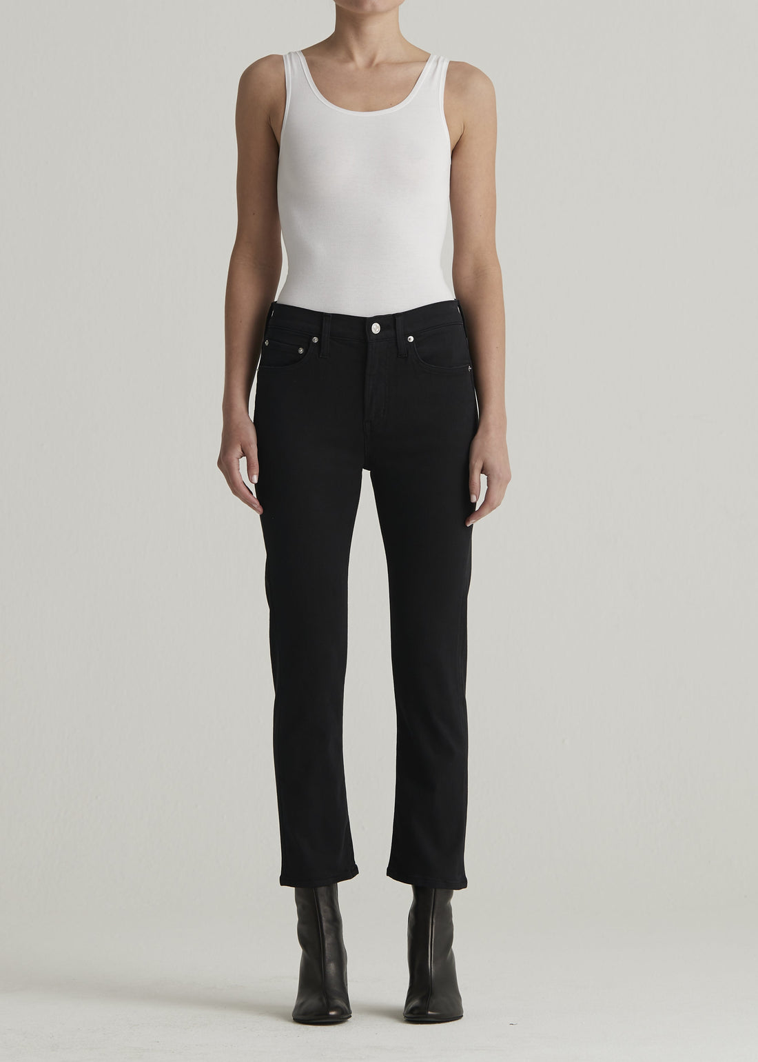 Elin Black Mid Rise Straight Leg Jean - FINAL SALE - Premium Denim Denim from Edwin - Just $125! Shop now at shopthedenimbar