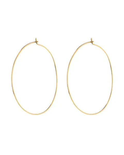 Capri Wire Hoops - FINAL SALE - Premium  Denim from Luv AJ - Just $10! Shop now at shopthedenimbar
