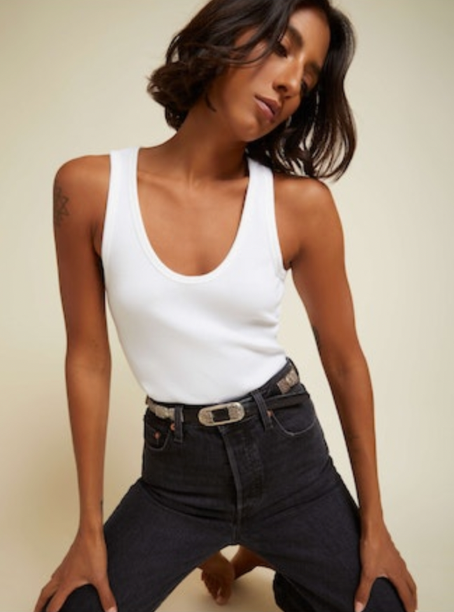 Stella Tank - FINAL SALE - Premium Tank Top Denim from Nation LTD - Just $25! Shop now at shopthedenimbar