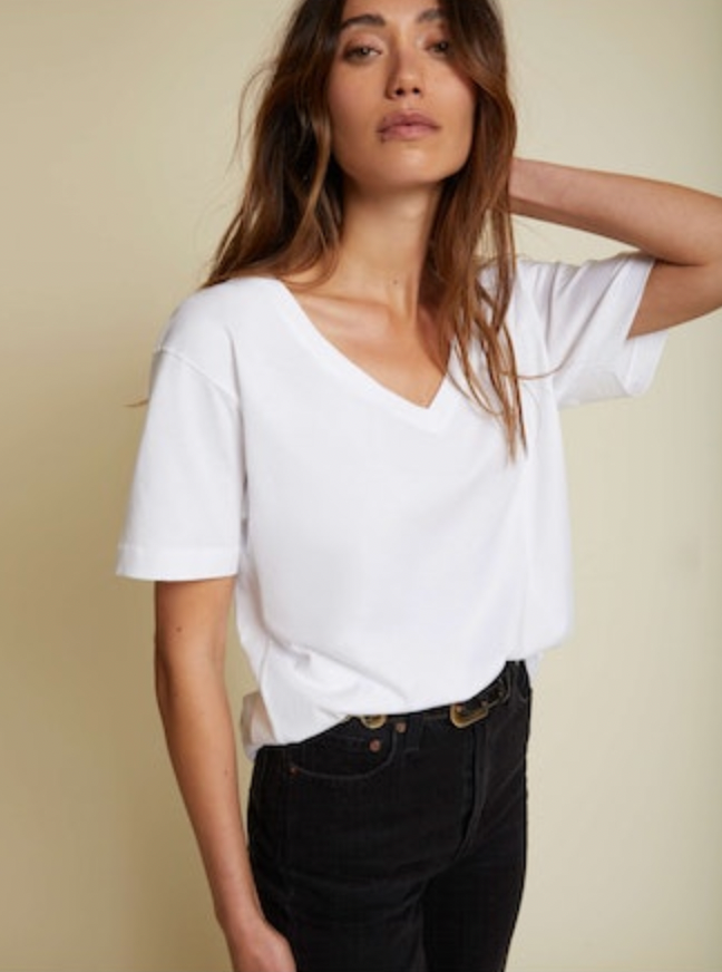 Nina Vintage Fit V - FINAL SALE - Premium T-Shirt Denim from Nation LTD - Just $25! Shop now at shopthedenimbar