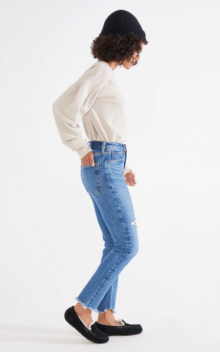 Scarlet Mid Rise Slim - Midnight Frost - FINAL SALE - Premium Denim Denim from Etica - Just $75! Shop now at shopthedenimbar