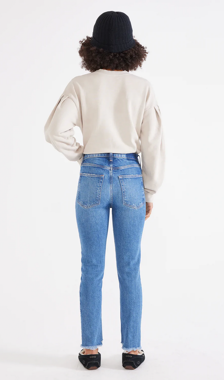 Scarlet Mid Rise Slim - Midnight Frost - FINAL SALE - Premium Denim Denim from Etica - Just $75! Shop now at shopthedenimbar