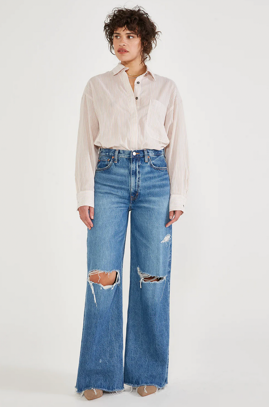 Devon Wide Leg - Everglades - FINAL SALE - Premium Denim Denim from Etica - Just $125! Shop now at shopthedenimbar