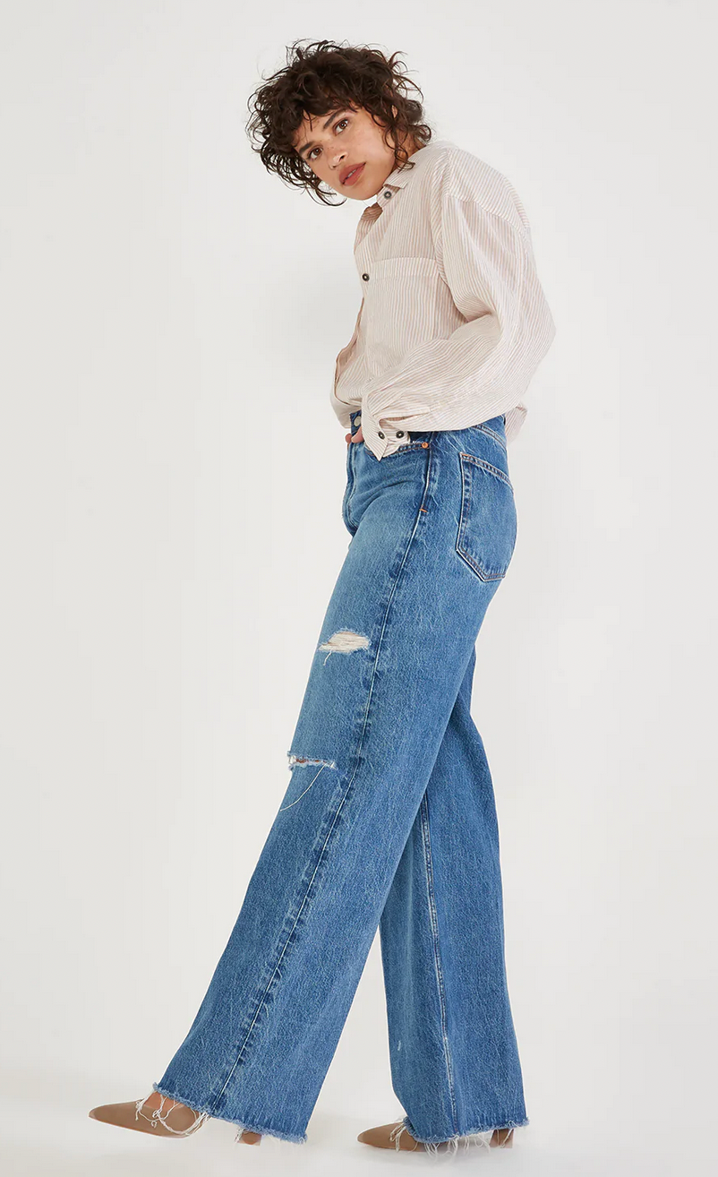 Devon Wide Leg - Everglades - FINAL SALE - Premium Denim Denim from Etica - Just $125! Shop now at shopthedenimbar