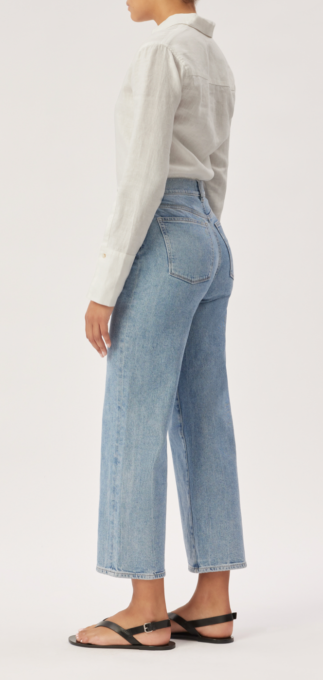 Hepburn Wide Leg High Rise Vintage Ankle - FINAL SALE - Premium Denim Denim from DL1961 - Just $75! Shop now at shopthedenimbar