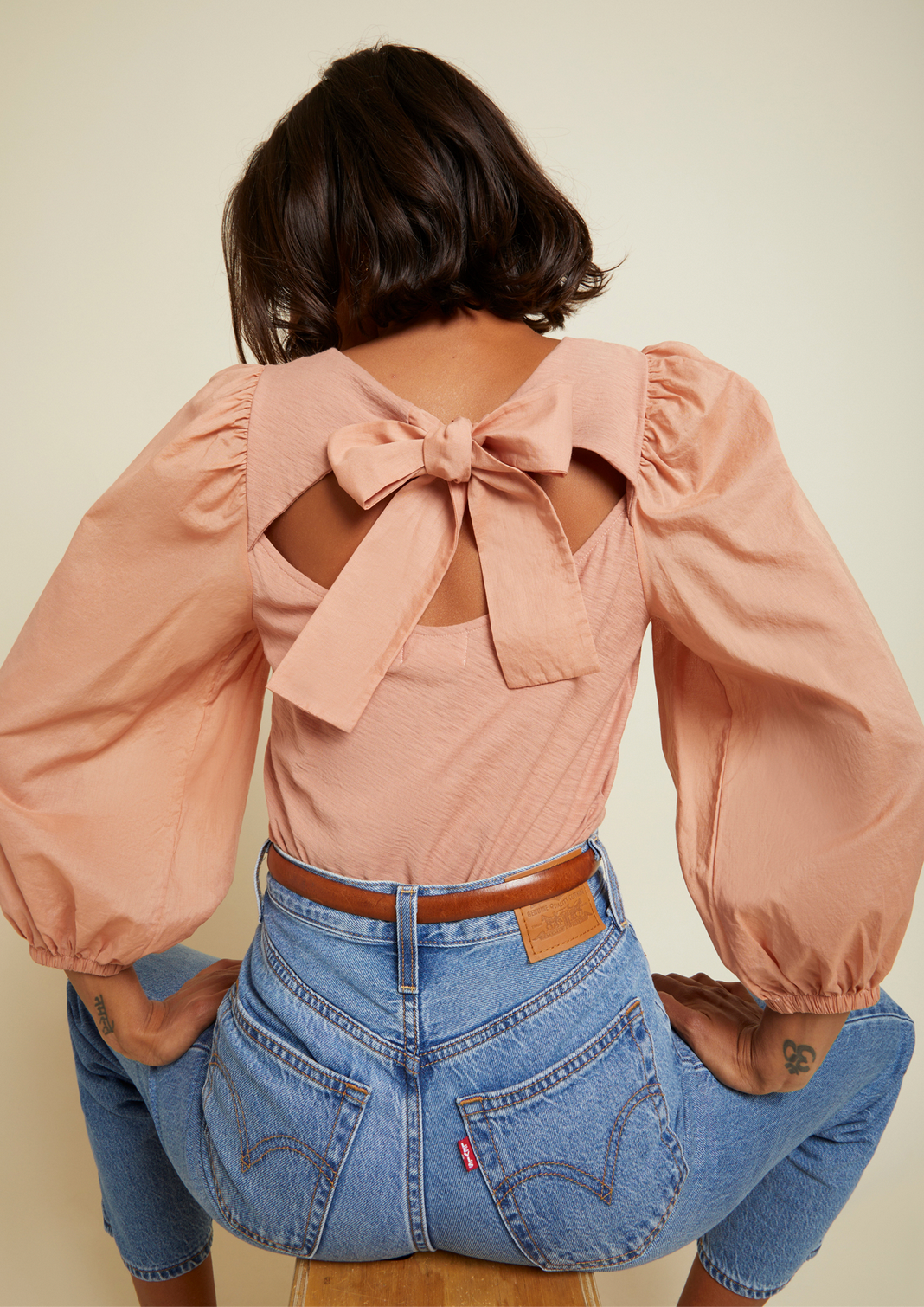 Shalom Tie Back - FINAL SALE - Premium Shirt Denim from Nation LTD - Just $75! Shop now at shopthedenimbar