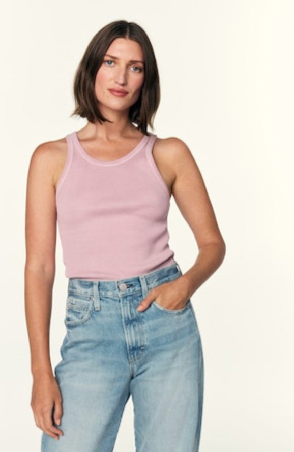 Long Rib Tank - FINAL SALE - Premium Tank Top Denim from AMO - Just $25! Shop now at shopthedenimbar