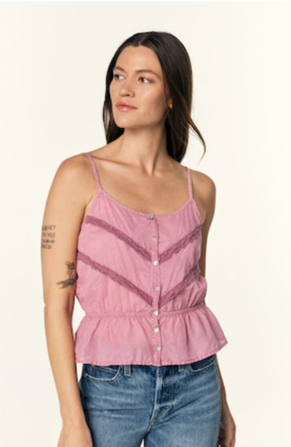 Danica Cami - FINAL SALE - Premium Tank Top Denim from AMO - Just $25! Shop now at shopthedenimbar