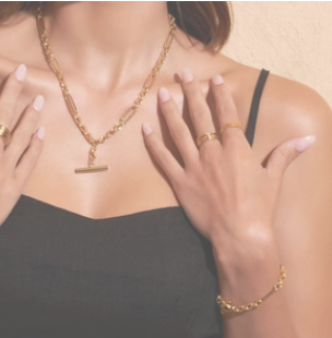 Duke Gold Necklace - FINAL SALE - Premium Necklace Denim from Arms of Eve - Just $25! Shop now at shopthedenimbar