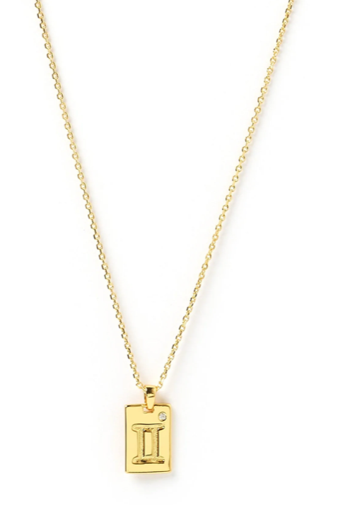 Zodic Gold Tag Necklace - FINAL SALE - Premium Necklace Denim from Arms of Eve - Just $25! Shop now at shopthedenimbar