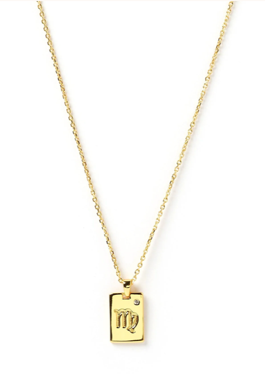 Zodic Gold Tag Necklace - FINAL SALE - Premium Necklace Denim from Arms of Eve - Just $79! Shop now at shopthedenimbar
