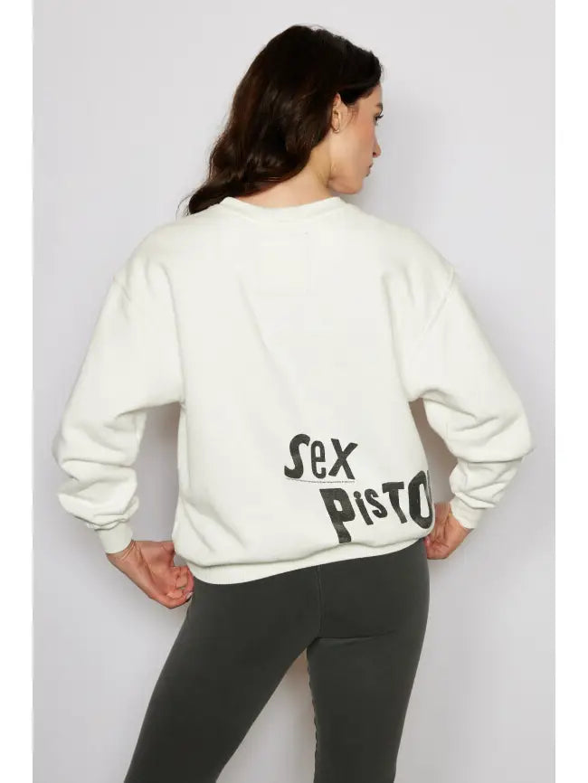 Sex Pistols God Save The Queen Sweatshirt - Premium Sweatshirt Denim from Peole Of Leisure - Just $118! Shop now at shopthedenimbar