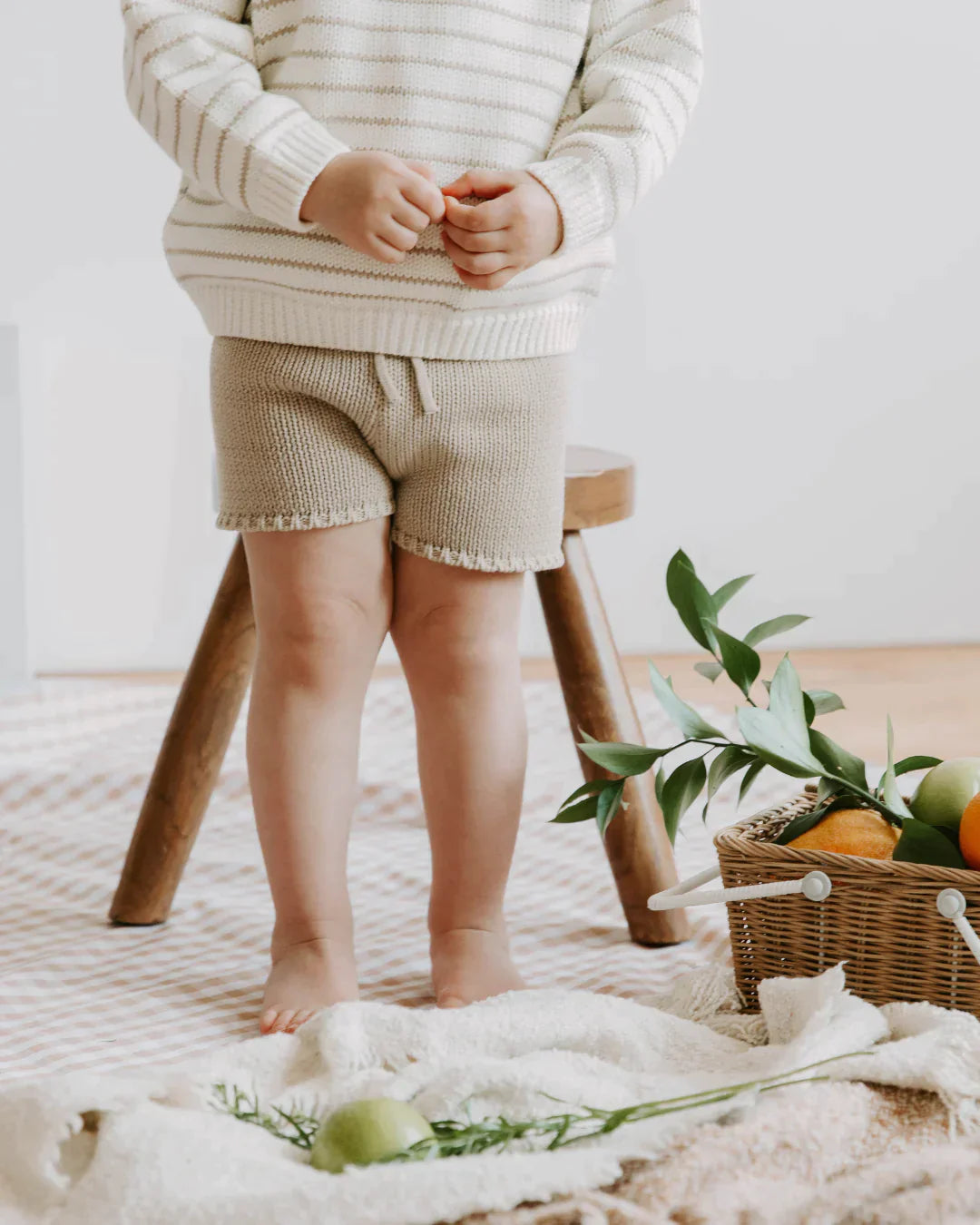 Organic Cotton Knit Shorts - Premium Kids Denim from Dear Hayden - Just $38! Shop now at shopthedenimbar
