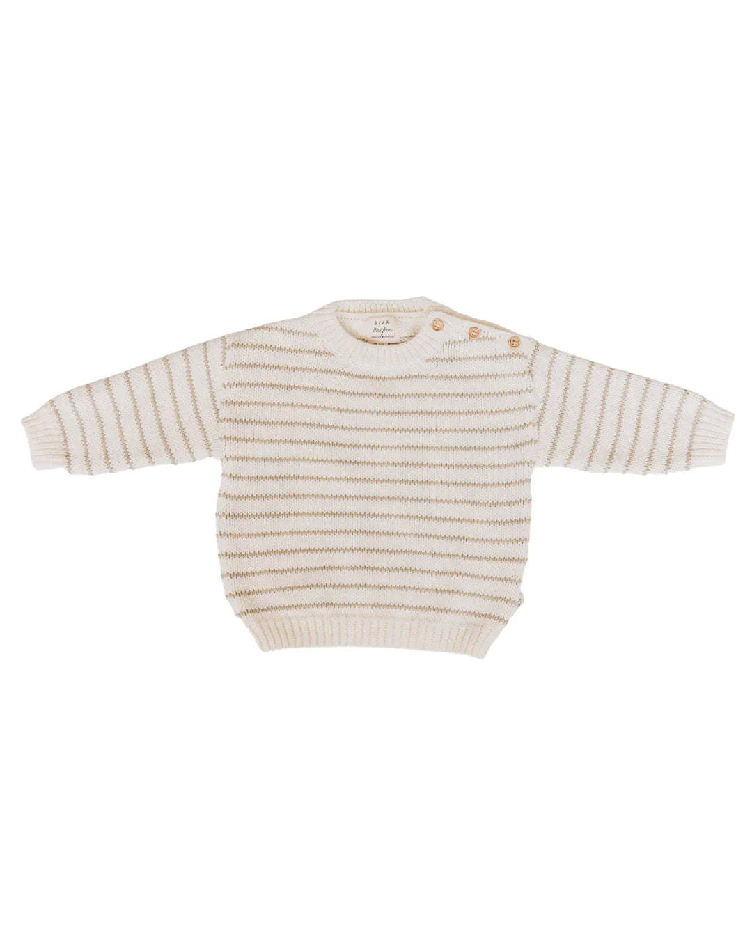 Organic Cotton Stripe Sweater - Premium Kids Denim from Dear Hayden - Just $64! Shop now at shopthedenimbar
