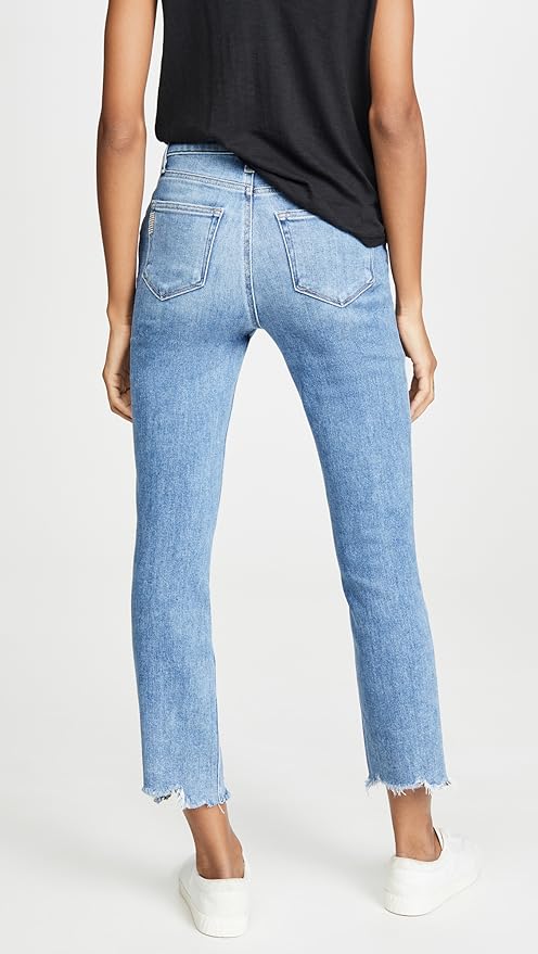 Cindy-Mel High Rise Straight Leg Jeans - Premium Denim Denim from Paige - Just $154! Shop now at shopthedenimbar