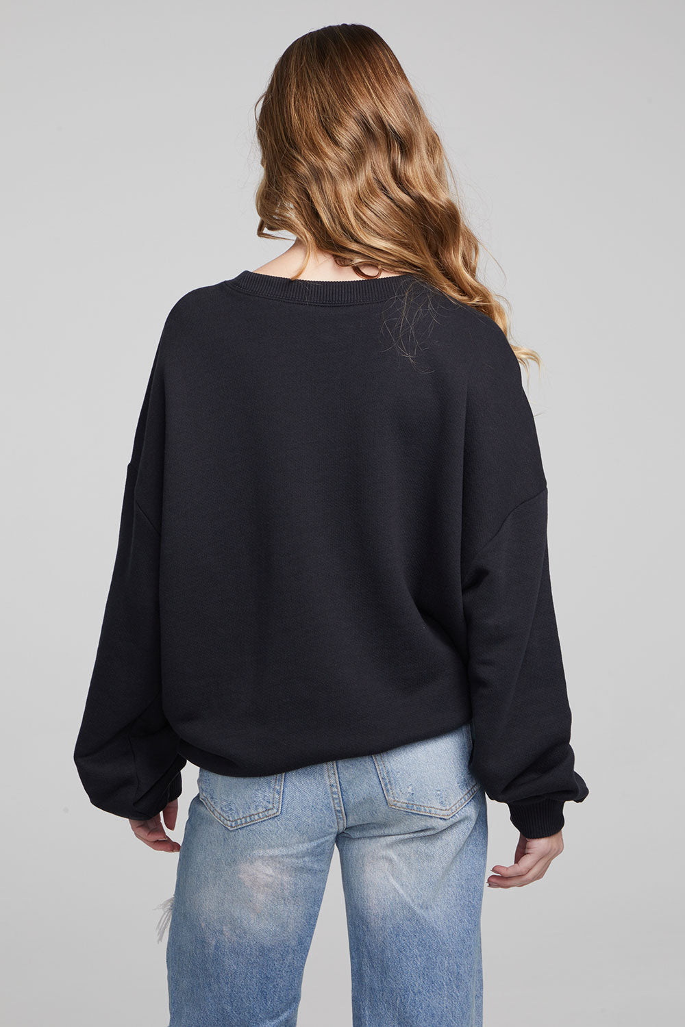 Embroidered Skulll Cashbah Pullover - Premium Sweatshirt Denim from Chaser - Just $79! Shop now at shopthedenimbar