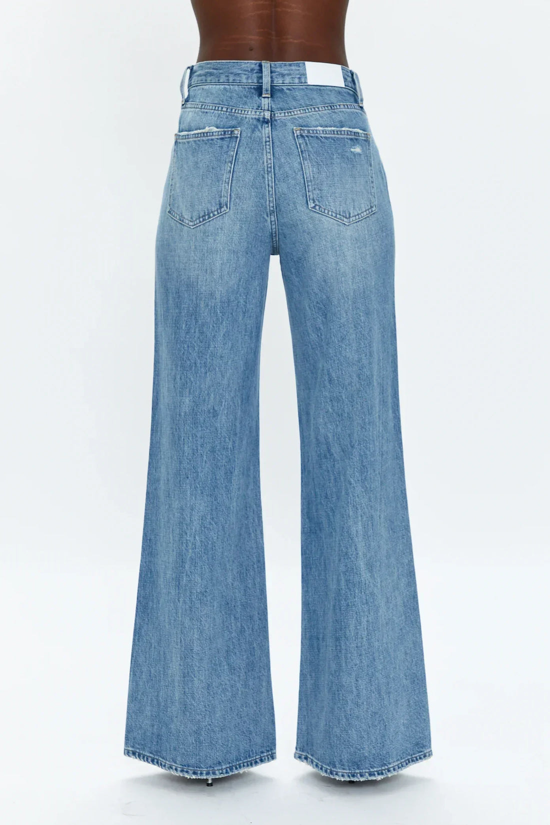 Ruby High Rise Palazzo W/Cross - Premium Denim Denim from Pistola - Just $142.40! Shop now at shopthedenimbar
