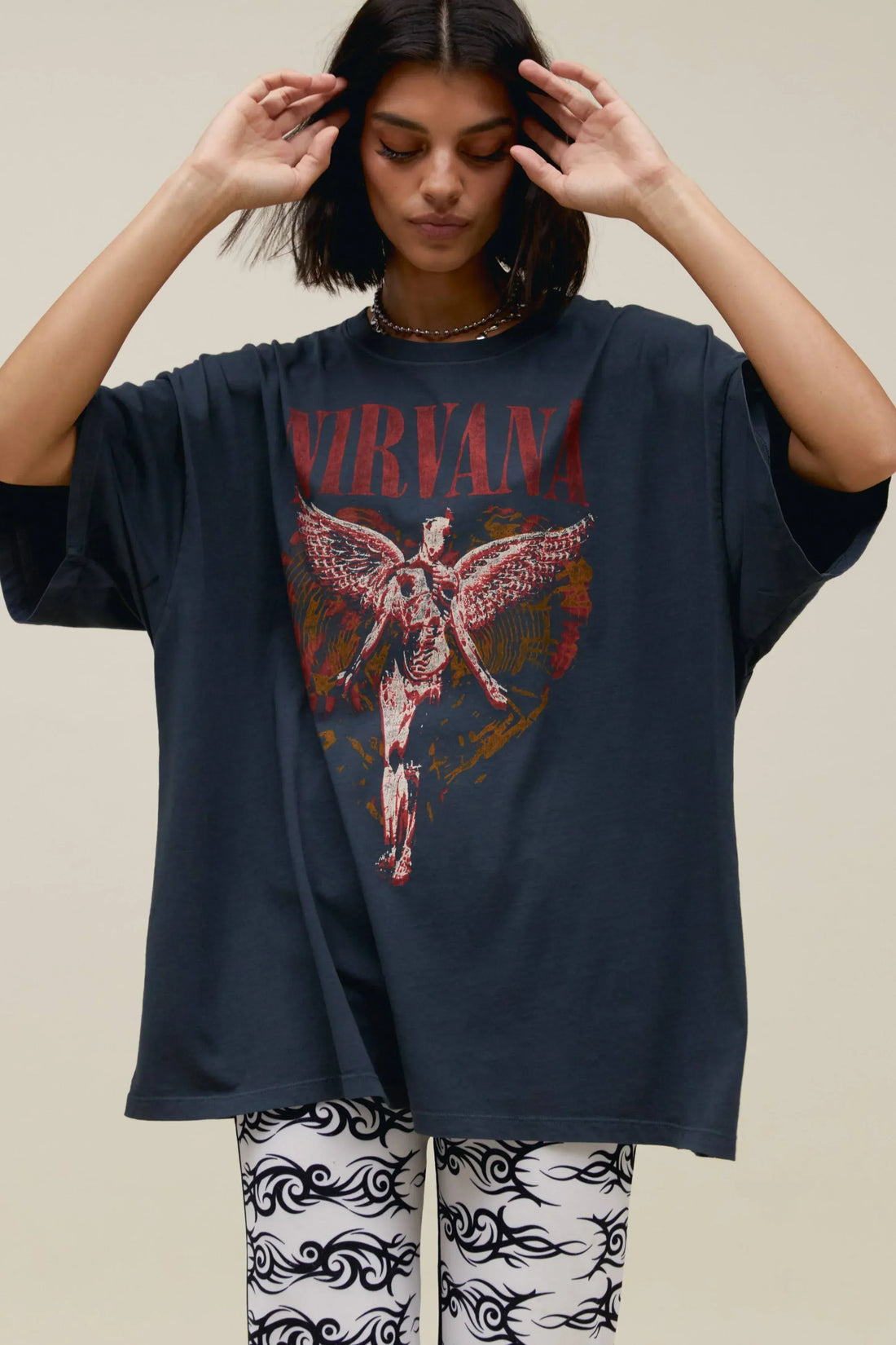 Nirvana Trippy Heart Tee - Premium Top Denim from Daydreamer - Just $84! Shop now at shopthedenimbar