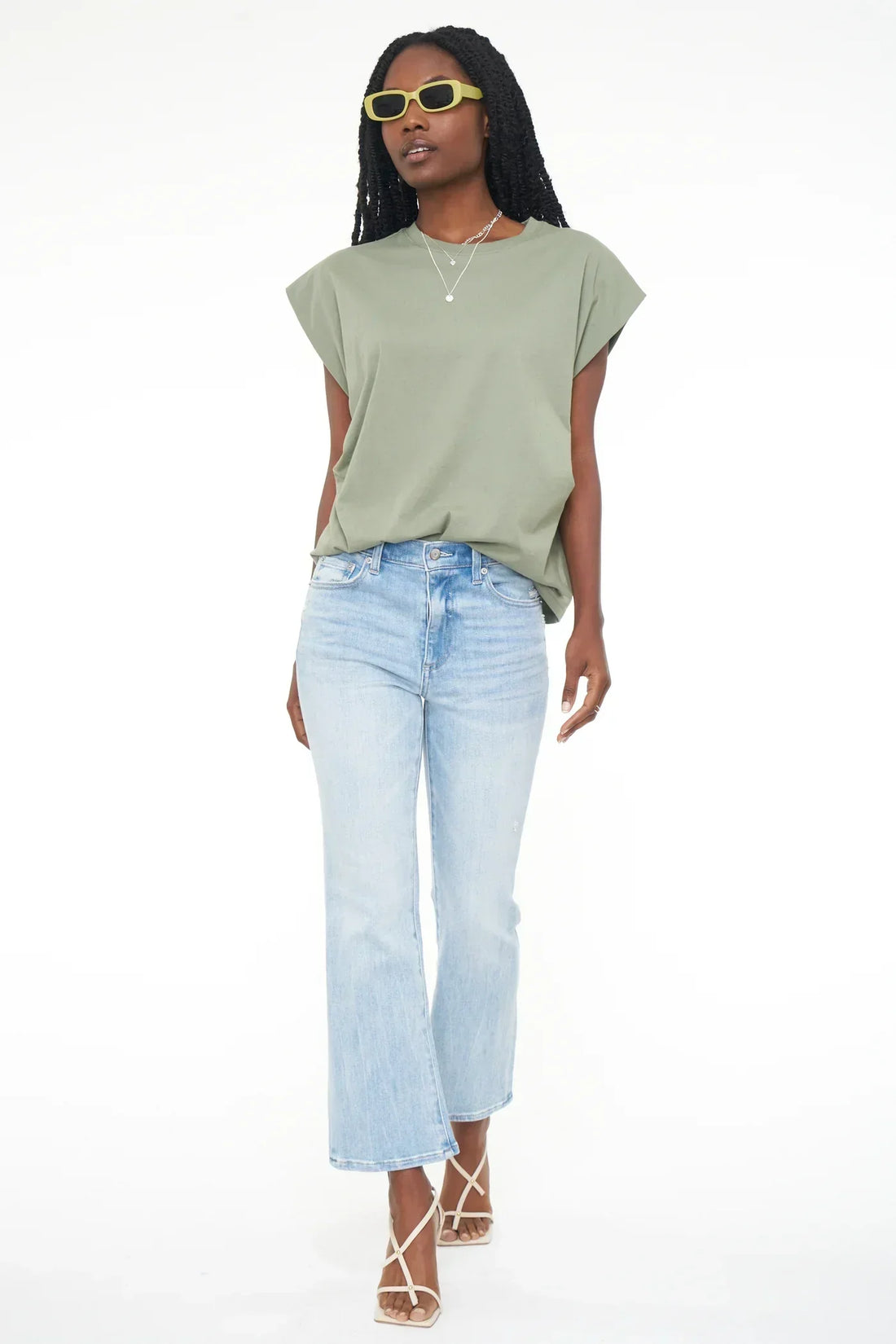 Trina Muscle Tee - FINAL SALE - Premium Shirt Denim from Pistola - Just $10! Shop now at shopthedenimbar