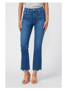 Claudine High Rise Flared Crop Jeans - Premium Denim Denim from Paige - Just $183.20! Shop now at shopthedenimbar