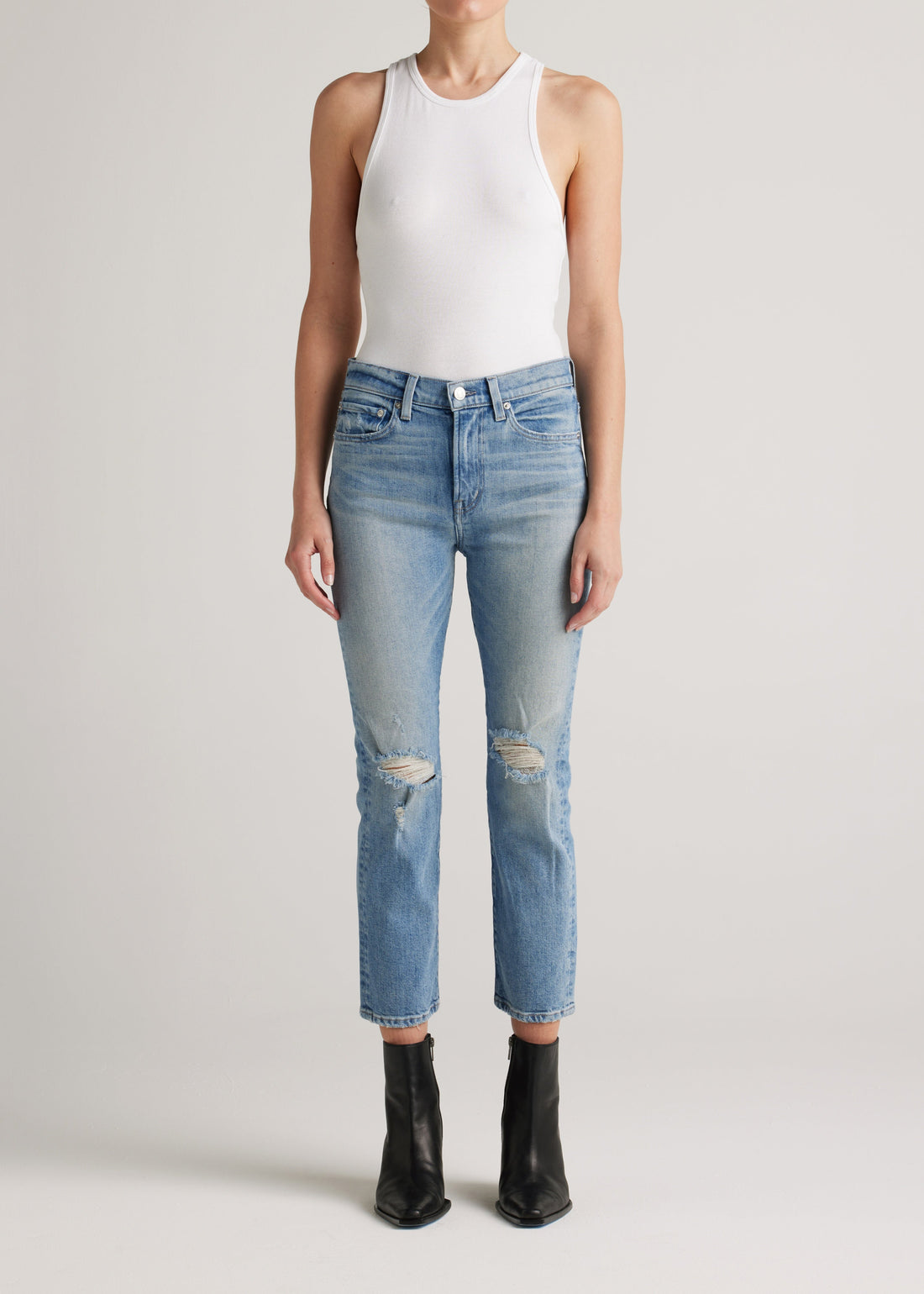 Elin Solar Ray Mid Rise Straight Leg Jean - FINAL SALE - Premium Denim Denim from Edwin - Just $75! Shop now at shopthedenimbar