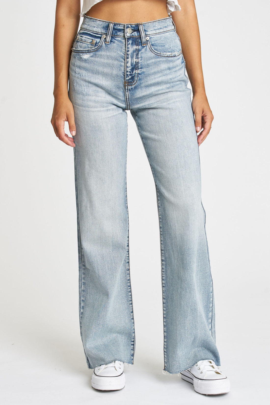 Far Out Mermaid High Rise Flare Jeans - Premium Denim Denim from Daze - Just $94! Shop now at shopthedenimbar