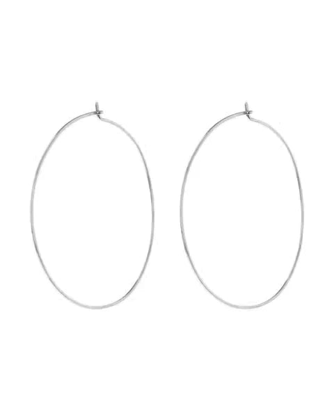 Capri Wire Hoops - Premium  Denim from Luv AJ - Just $35! Shop now at shopthedenimbar