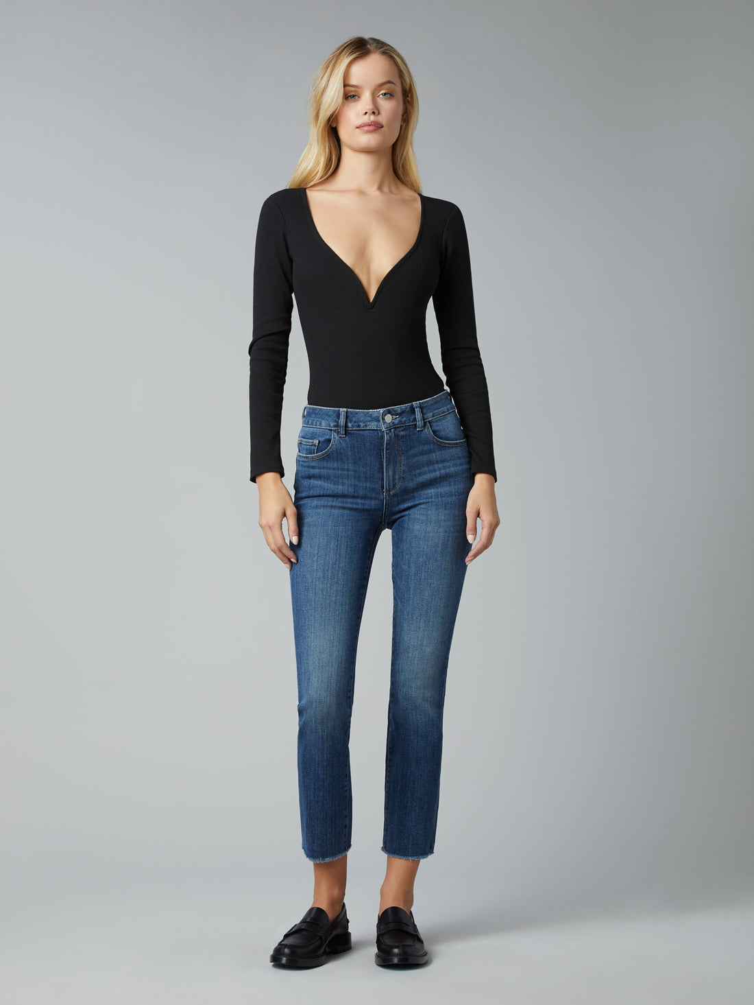 Mara Chancery Mid Rise Straight Ankle Jeans - FINAL SALE - Premium Denim Denim from DL1961 - Just $75! Shop now at shopthedenimbar