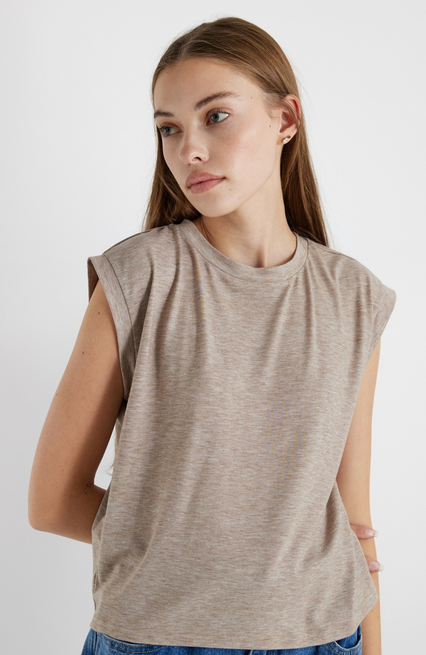 Myla Top - Premium  Denim from Mod Ref - Just $24! Shop now at shopthedenimbar