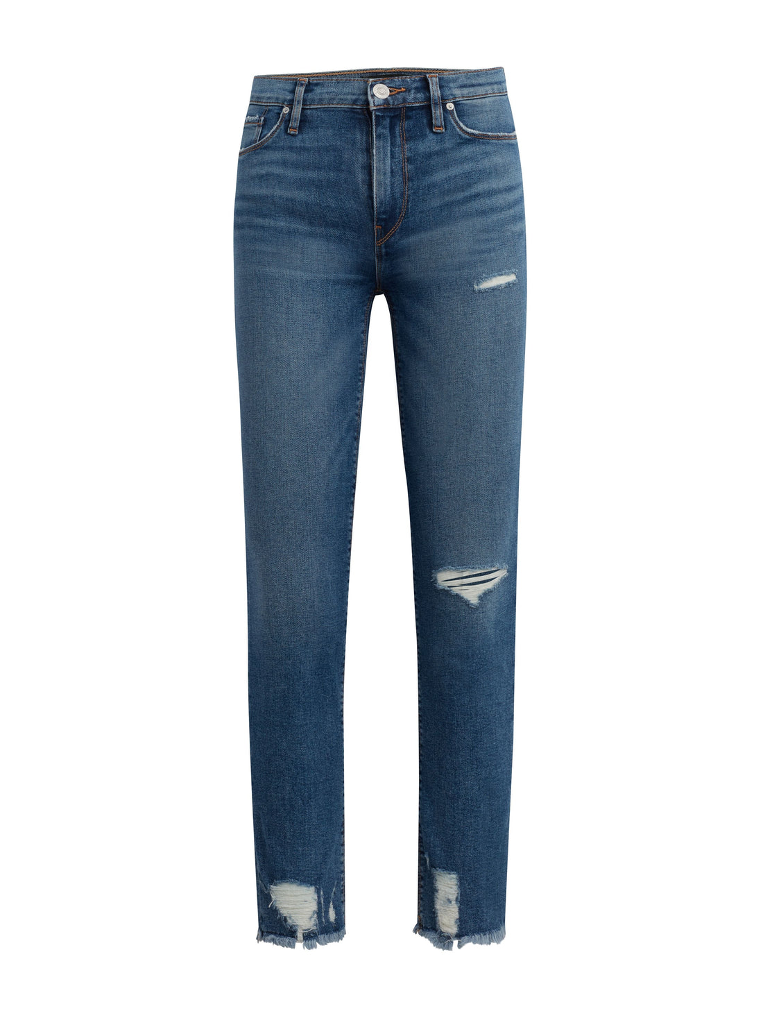 Nico Mid Rise Straight Crop Jeans - Premium Denim Denim from Hudson - Just $123! Shop now at shopthedenimbar