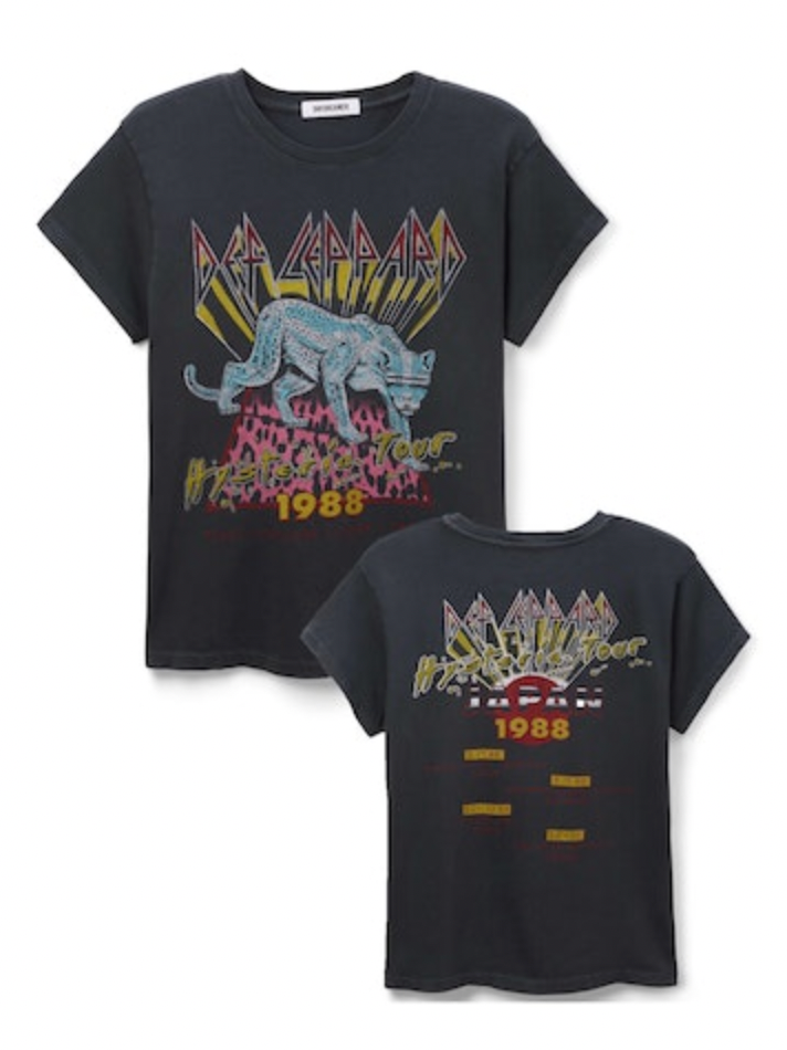 Def Leppard Japan '88 Tour Tee - Premium T-Shirt Denim from Daydreamer - Just $59! Shop now at shopthedenimbar