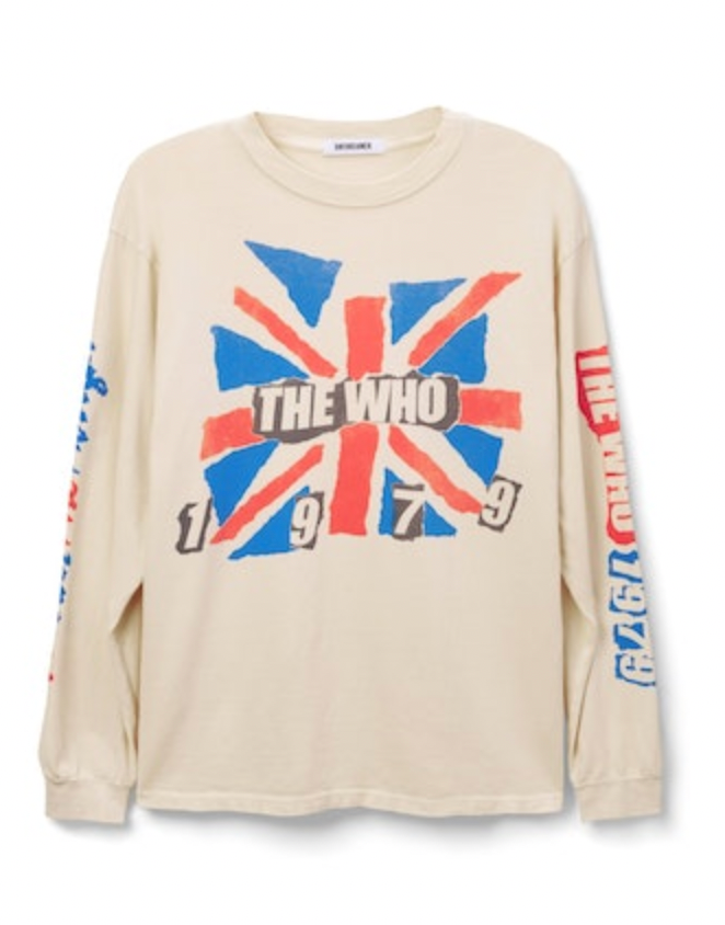 The Who 1979 Oversized LS Crew - Premium T-Shirt Denim from Daydreamer - Just $70.70! Shop now at shopthedenimbar