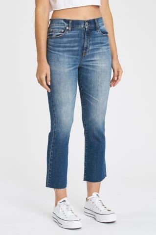 Shy Girl Snooze High Rise Flare Crop Jeans - FINAL SALE - Premium Denim Denim from Daze - Just $25! Shop now at shopthedenimbar