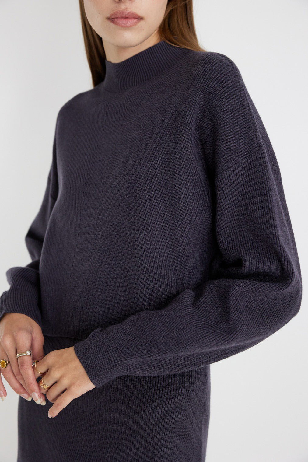 Ottie Sweater - Premium  Denim from Mod Ref - Just $50.40! Shop now at shopthedenimbar