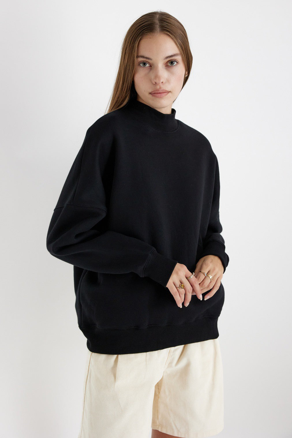 Troy Sweatshirt - Premium  Denim from Mod Ref - Just $43.40! Shop now at shopthedenimbar